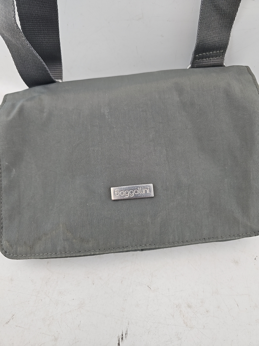 Baggallini Gray Nylon Crossbody Bag with Adjustable Strap - Picture 2 of 7